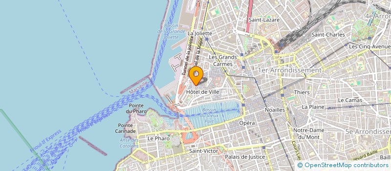 localisation de l'entreprise SCI L'ECUME  MARSEILLE