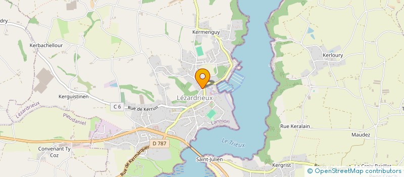 localisation de l'entreprise SCI L'ECUME DE MER  LEZARDRIEUX