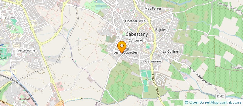 localisation de l'entreprise SCI L'ECUREUIL  CABESTANY