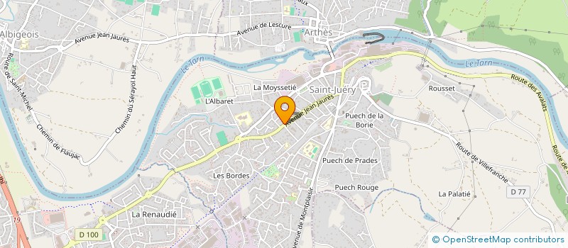 localisation de l'entreprise SCI L ECUREUIL  SAINT-JUERY