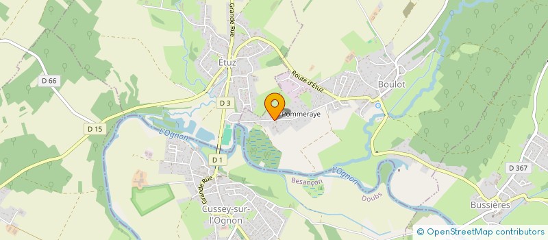 localisation de l'entreprise SCI L'ECUREUIL  BOULOT