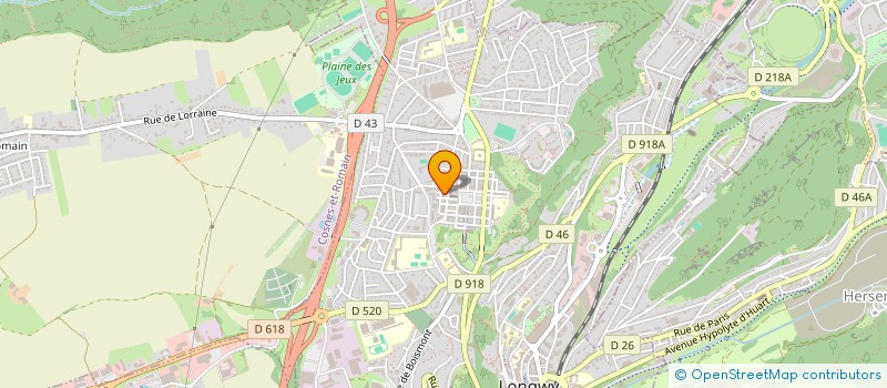 localisation de l'entreprise SCI L'ECUREUIL à LONGWY
