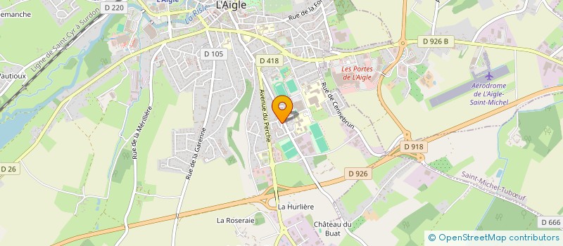localisation de l'entreprise SCI L'ECUREUIL à L'AIGLE