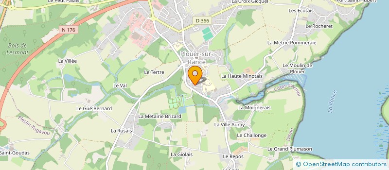 localisation de l'entreprise SCI L'ECUREUIL  PLOUER-SUR-RANCE