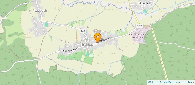 localisation de l'entreprise SCI L'ECUREUIL  DIEFFENBACH-LES-WRTH