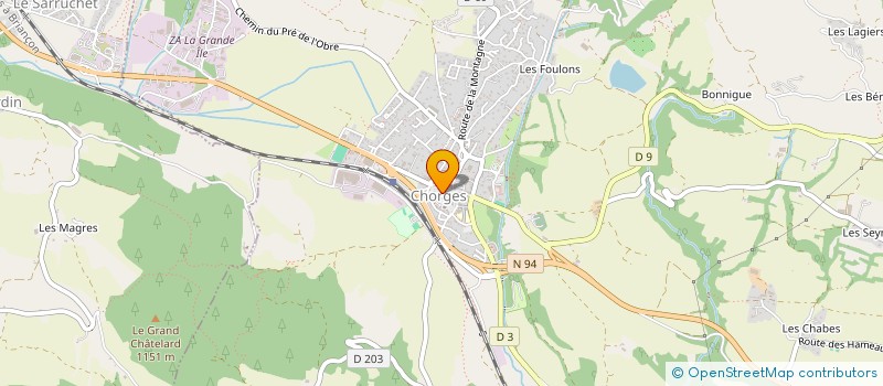 localisation de l'entreprise SCI L'ECUREUIL à LA BATIE NEUVE