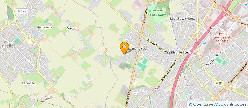 localisation de l'entreprise SCI L'ECUREUIL à RONCQ