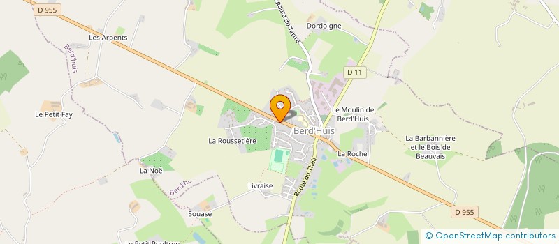 localisation de l'entreprise SCI L'ECUREUIL à BERD'HUIS