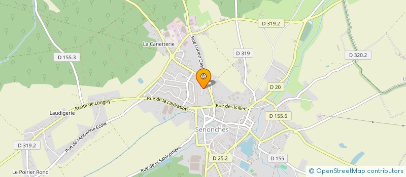localisation de l'entreprise SCI L'ECUREUIL à SENONCHES