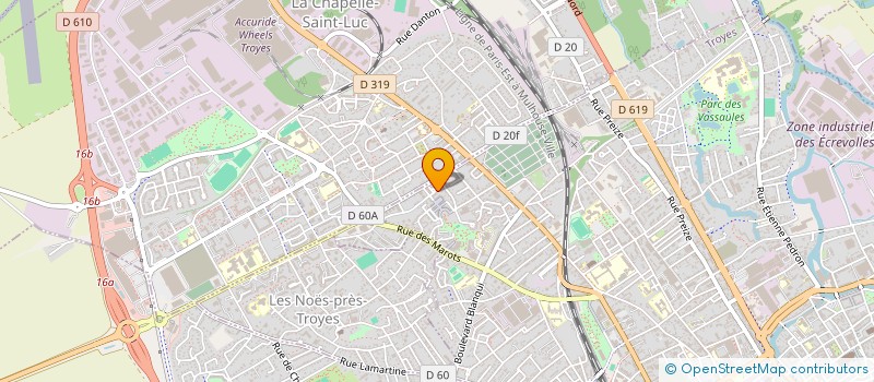 localisation de l'entreprise SCI L'ECURIE DE GERAUDOT à TROYES