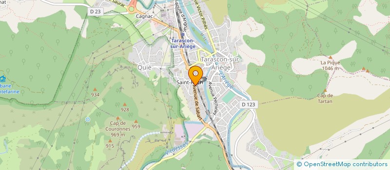localisation de l'entreprise SCI L'EDELWEISS à TARASCON-SUR-ARIEGE