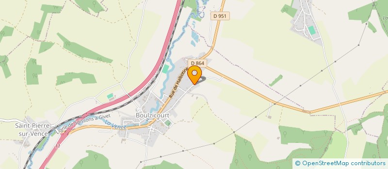 localisation de l'entreprise SCI L'EDELWEISS à BOULZICOURT
