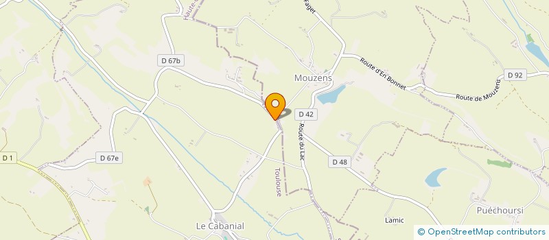 localisation de l'entreprise SCI L'EDELWEISS à CARAMAN