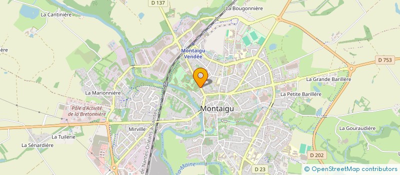 localisation de l'entreprise SCI L'EDELWEISS à MONTAIGU-VENDEE