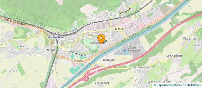 localisation de l'entreprise SCI L'EDELWEISS  MONTMELIAN