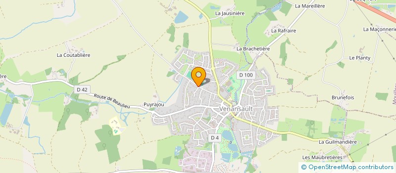 localisation de l'entreprise SCI L'EDELWEISS  VENANSAULT