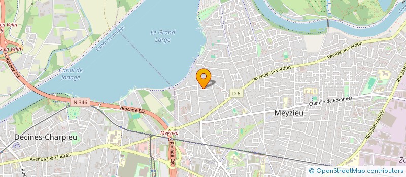 localisation de l'entreprise SCI L EDEN  MEYZIEU