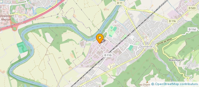 localisation de l'entreprise SCI L EDEN  DOMENE