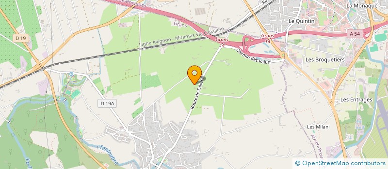 localisation de l'entreprise SCI L'EDEN  GRANS