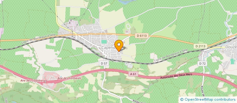 localisation de l'entreprise SCI L'EDEN  CAPENDU