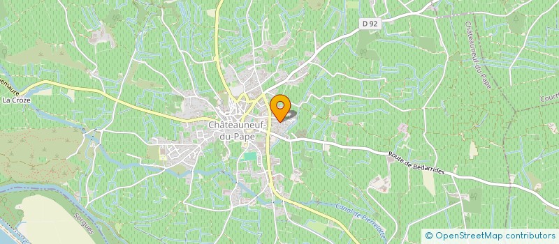 localisation de l'entreprise SCI L'EDEN  CHATEAUNEUF-DU-PAPE