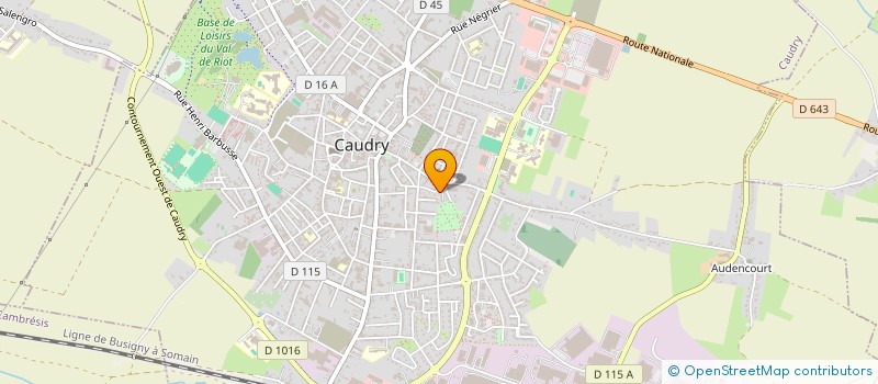 localisation de l'entreprise SCI L'EDEN  CAUDRY