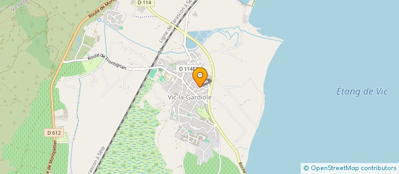 localisation de l'entreprise SCI L'EDEN DES CIMES  VIC-LA-GARDIOLE