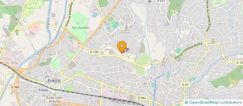 localisation de l'entreprise SCI L'EDEN FREJUS  SAINT-RAPHAEL