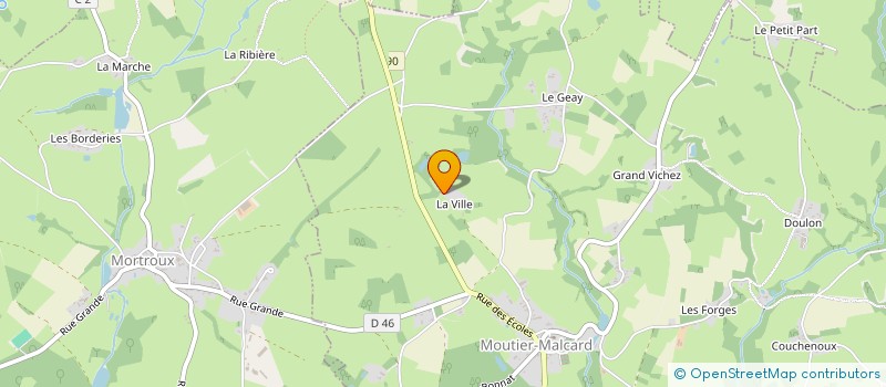 localisation de l'entreprise SCI L'EDEN PALOMINO à MOUTIER-MALCARD