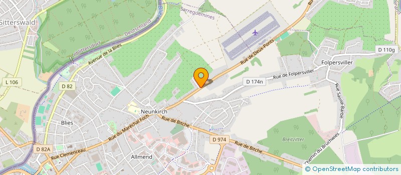 localisation de l'entreprise SCI L'EDEN PARC à SARREGUEMINES