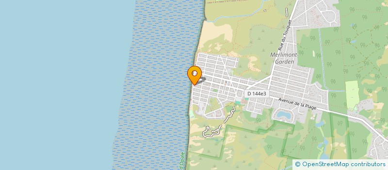 localisation de l'entreprise SCI L'EDEN SURF  MERLIMONT