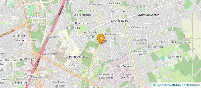 localisation de l'entreprise SCI L'EFFET LORENTZ  CHAMBRAY-LES-TOURS