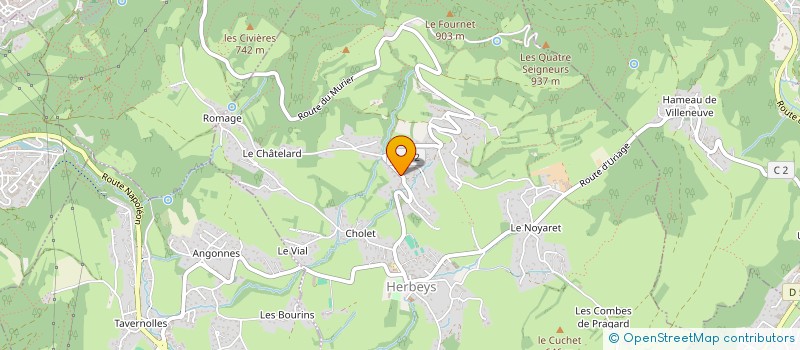 localisation de l'entreprise SCI L'EFFRAIE  HERBEYS