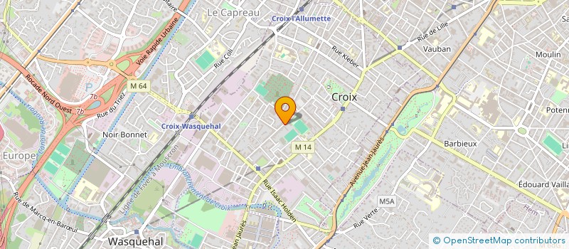 localisation de l'entreprise SCI L EGALITE à CROIX