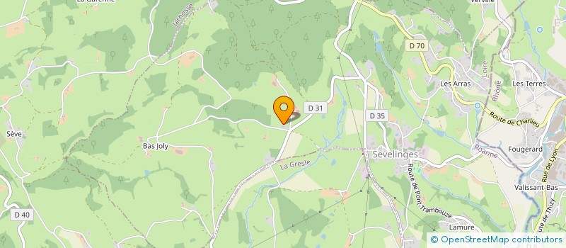 localisation de l'entreprise SCI L'EGALITE  SEVELINGES