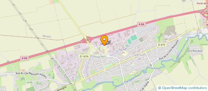 localisation de l'entreprise SCI L'EGLANTINE  VERSON