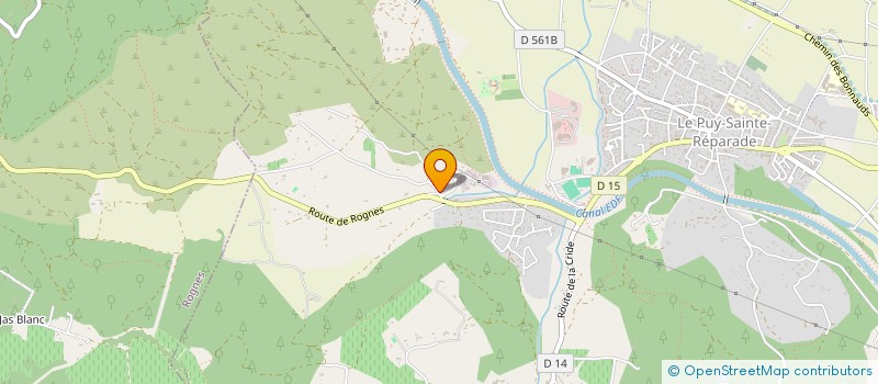 localisation de l'entreprise SCI L'EGLISE VIEILLE  LE PUY-SAINTE-REPARADE