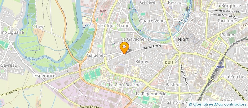 localisation de l'entreprise SCI L'EGRAY  NIORT