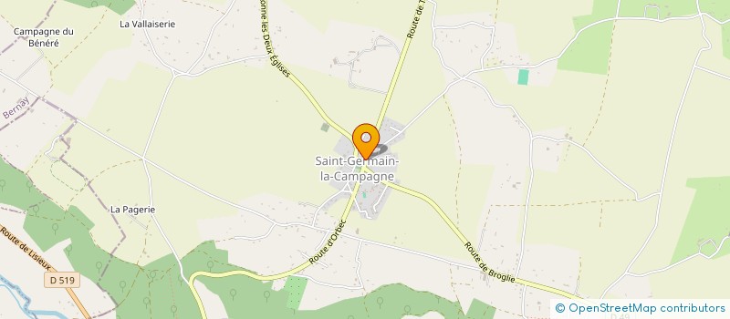 localisation de l'entreprise SCI L'EGRENNE  SAINT-GERMAIN-LA-CAMPAGNE