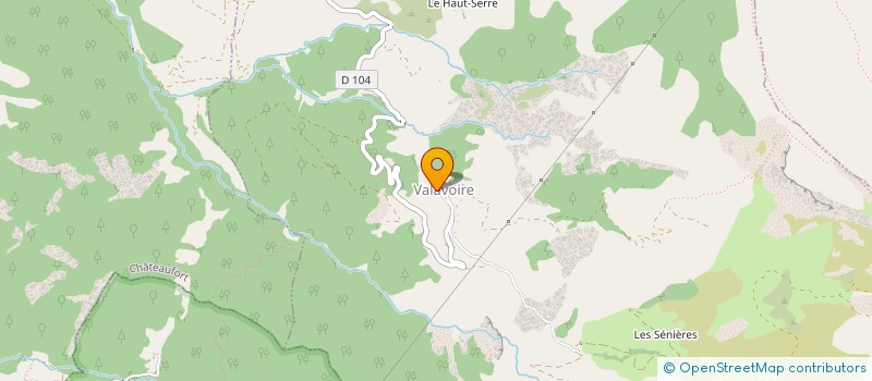 localisation de l'entreprise SCI L'EISSAME  VALAVOIRE