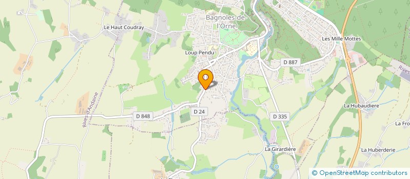 localisation de l'entreprise SCI L ELEPHANT à BAGNOLES-DE-L'ORNE-NORMANDIE