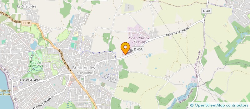 localisation de l'entreprise SCI L ELIDE à BRETIGNOLLES-SUR-MER