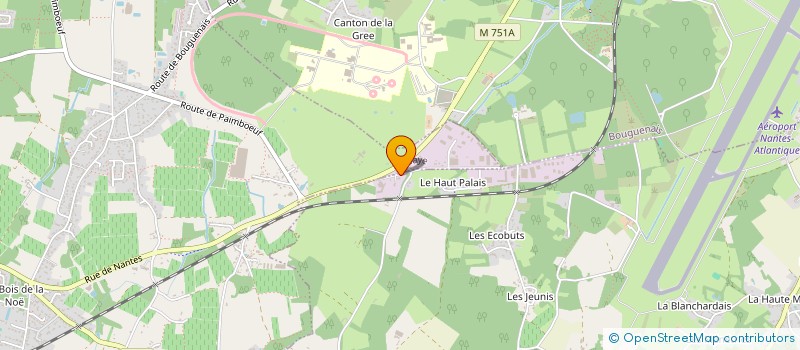 localisation de l'entreprise SCI L'ELLIPSE  SAINT-AIGNAN-GRANDLIEU