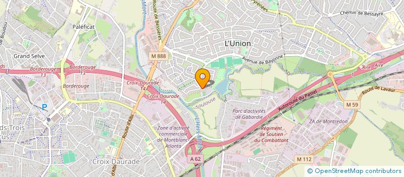 localisation de l'entreprise SCI L EMBELLY à L'UNION