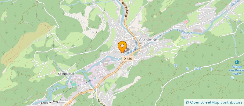 localisation de l'entreprise SCI L EMERAUDE  CORNIMONT