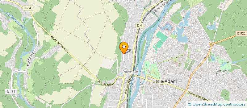 localisation de l'entreprise SCI L'EMERAUDE  PARMAIN