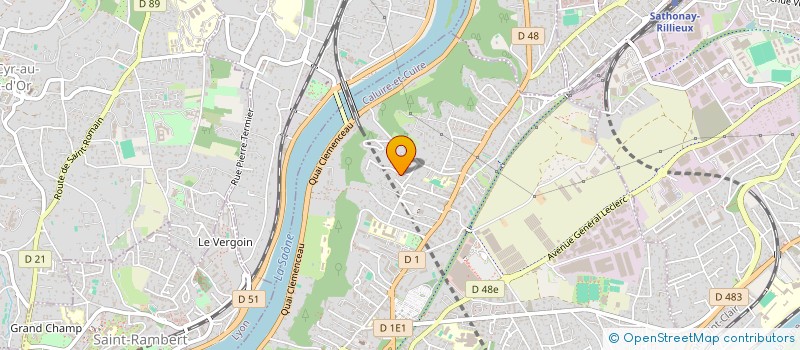 localisation de l'entreprise SCI L'EMERAUDE  CALUIRE-ET-CUIRE