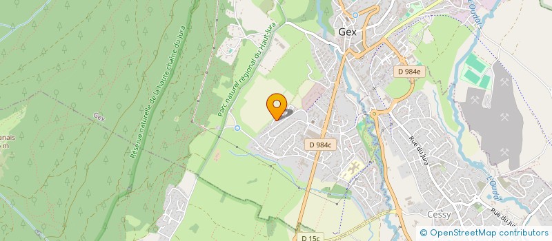 localisation de l'entreprise SCI L'EMERAUDE  GEX