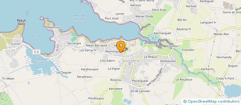 localisation de l'entreprise SCI L'EMERILLON  GUISSENY