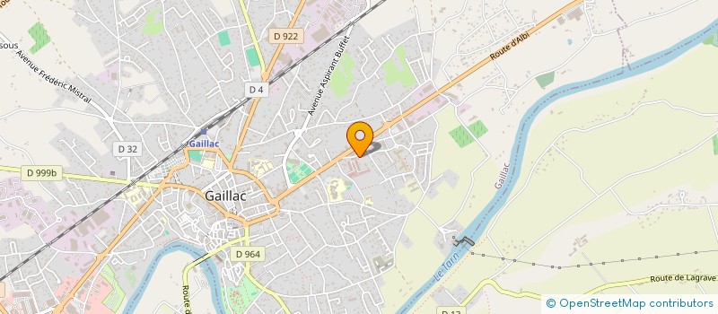 localisation de l'entreprise SCI L'EMILE  GAILLAC